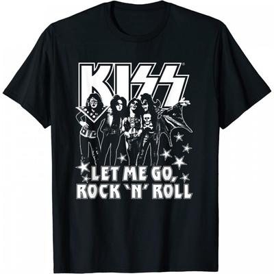 Kiss T-shirt in cotone unisex adulto Let Me Go