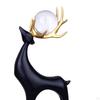 3 Pieces Christmas Elk Statues Reindeer Figurines Ornaments Set Animal Statue for Father's Day