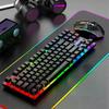 2.4G Wireless Gamer Keyboard And Mouse Set RGB Gaming Keyboard Backlight Gamer Kit 87 Key Charging Keyboard For Computer Pc