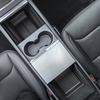 For Tesla Model Y Juniper 2025 TPE Waterproof Central Control Storage Box Armrest Under Stowing Tidying Organize Car Accessories