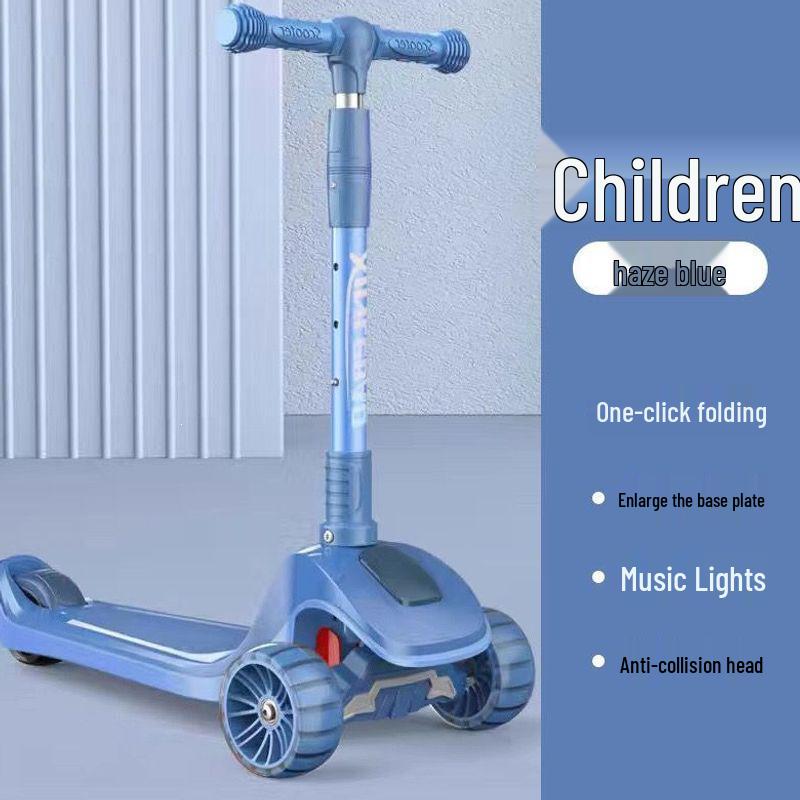 New Folding Scooter for Ages 2-20: Suitable for Young Kids, Older Children, and Adults - Perfect for Commuting