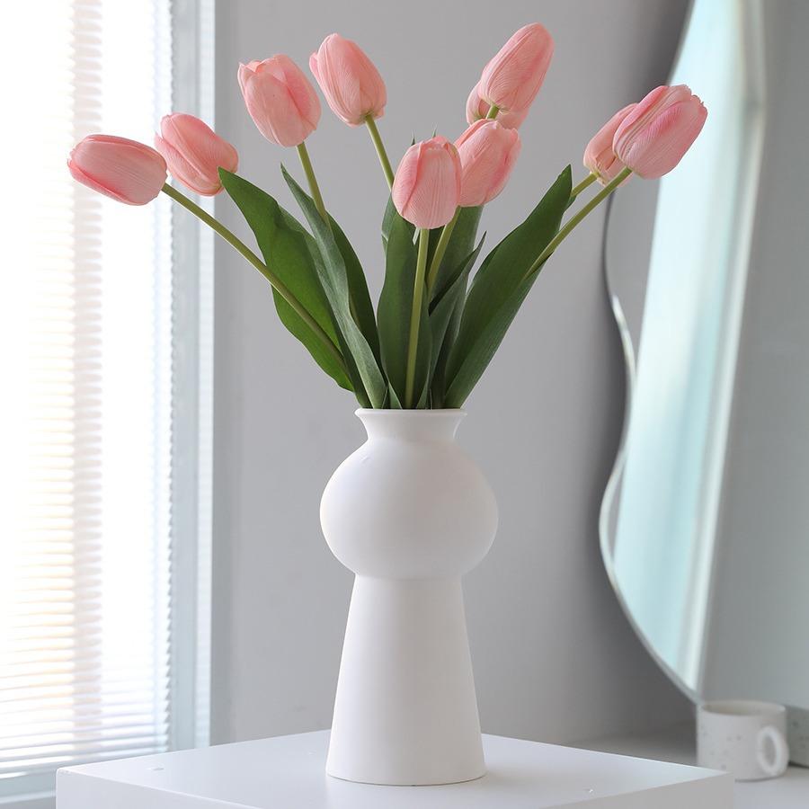 Simulation Feel Moisturizing Tulip Fake Flower Home Decoration Simulation Flower Wedding Table Floral Art
