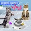 New Multi-functional Electric Cat Toy Self-hi To Relieve Boredom Automatic Intelligent Cat Teaser Cat Turntable To Tease Cats