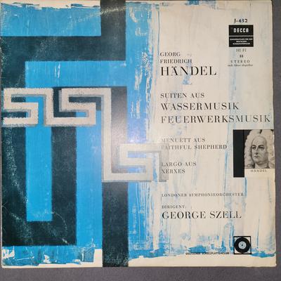 LP Record GEORG FRIEDRICH HNDEL LONDON SYM Suiten Aus Wassermusik Feuerwerks SBD532 Decca 1962 Germany Classical Used