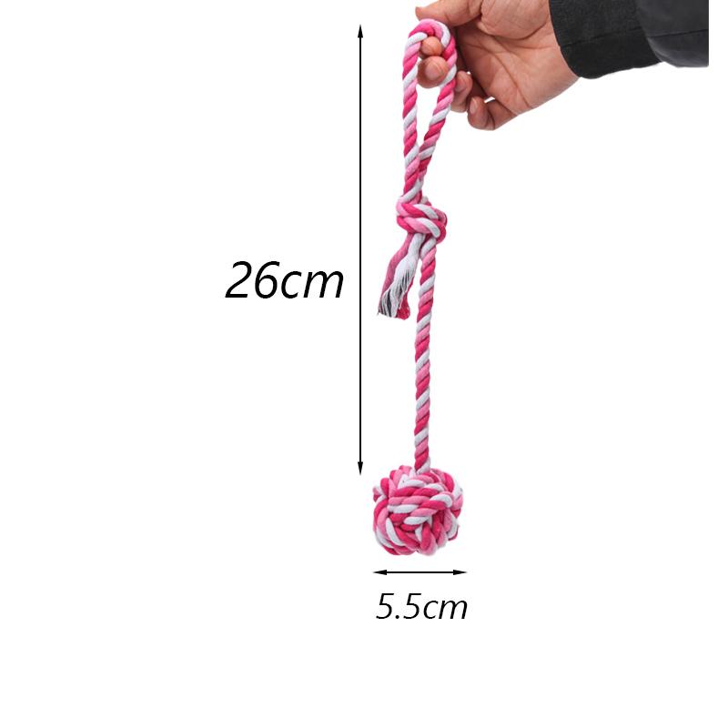 Puppy Dog Chew Toys Ropes Bite-resistant Molar Stick for Small Dogs Chihuahua French Bulldog Cleaning Teeth Toy Pet Accessories