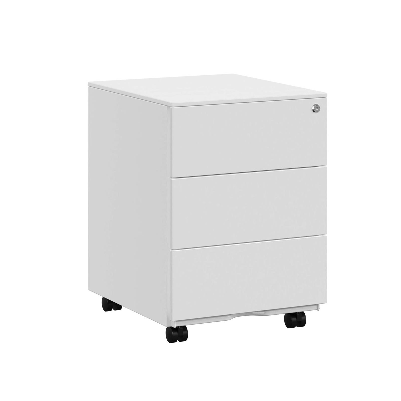 Songmics Steel Rolling Bin, Mobile Filing