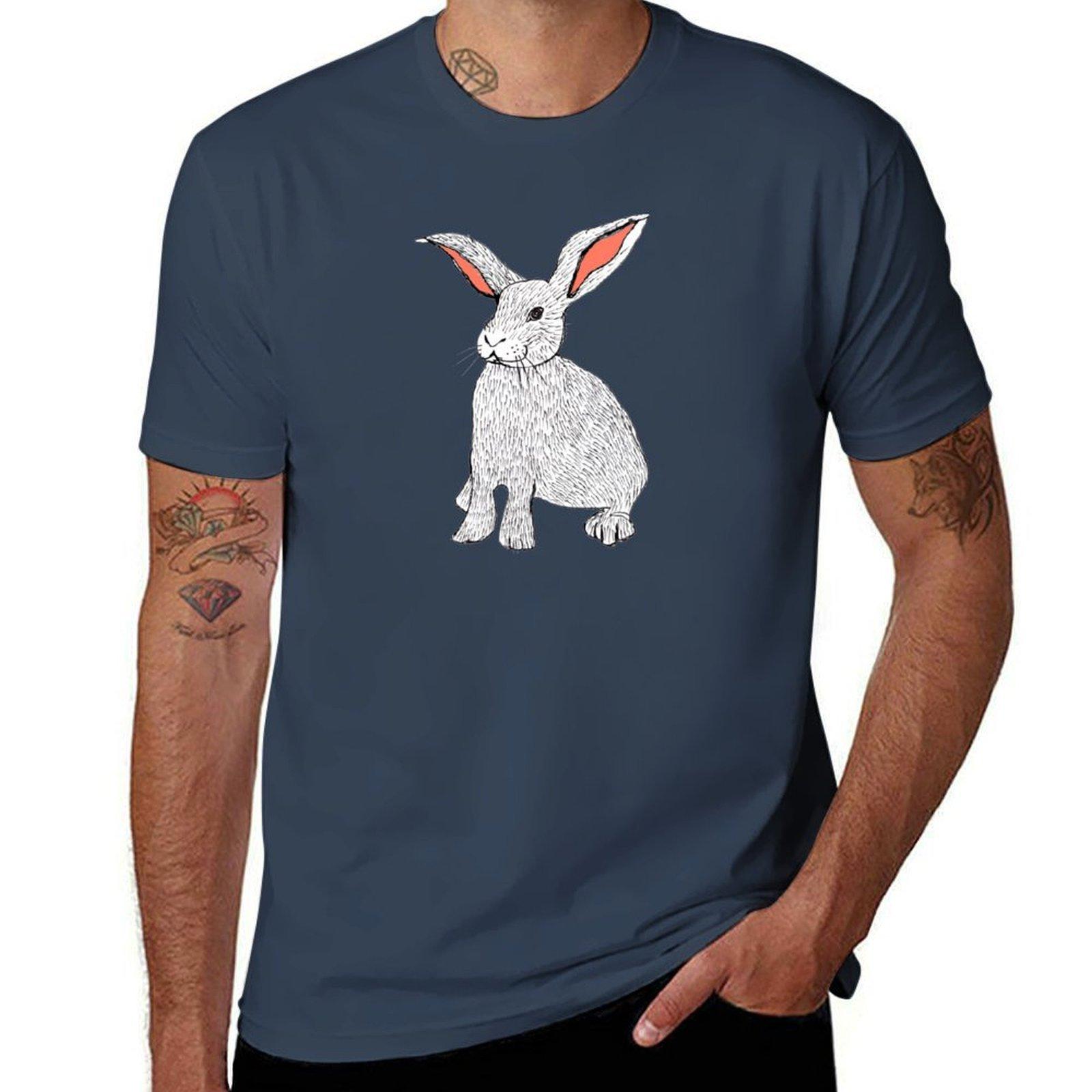 Rabbits Tshirt Big Size Daily Wear Tshirt S