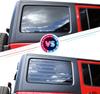 American Flag Precut Decal For Jeep Wrangler JK 07-17