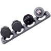 Doppel-USB-Buchsen-Ladegerät + LED-Voltmeter + 12V / 24V Stromsteckdose 3 in 1 Multifunktions-Drei-Loch-Panel für LKW Anhänger Boot Wohnwagen Wohnmobil
