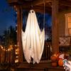 Gruselige Outdoor-Figuren Halloween Hängeschaukel Geist Dekoration, Leuchtende Große Gruselige Feiertagsparty Zubehör auf A für Außen Garten Hof Veranda Baum