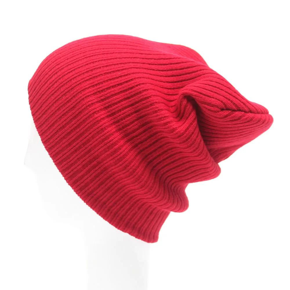 Elastic Solid Color Warm Knitted Hat New Simple Soft Thin Knitted Hat Outdoor Warm and Cold Resistant Fashionable Hat