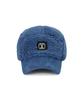 Bajal Va Square Studded Fleece Camp Cap Navy