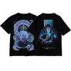 Men and Women Fashion T-shirt Anime Fans' Gifts Street Short Sleeve Fashion Dark Outfits Anime Commemorative Merchandise