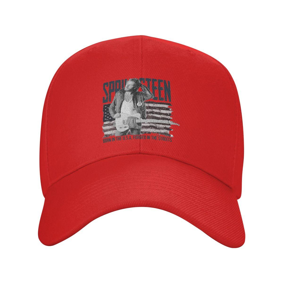 Bruce Springsteen The Legend Guitaris America Baseball Caps Fashion Men Women Hats Casual Cap Sports Baseball Hat Casquette One Size