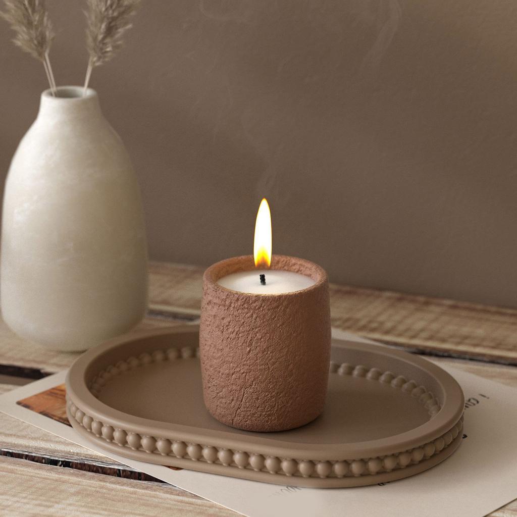 Víceúčelový velký oválný silikonový podnos ve tvaru talíře dodává teplo, je přenosný pro domácí setkání a kávové výstavy.