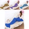 Mermaid Blanket With Knitted Fabric For Spring Autumn Comfort And Warmth