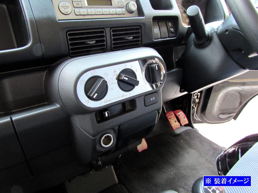 BRIGHTZ Acti Truck HA8 HA9 Stainless Steel Air Conditioner Switch Panel [INT-ETC-669] HA8 HA9