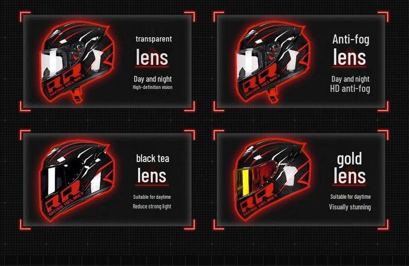 Certified Men's Bluetooth Full-Face Motorcycle Helmet with Trendy Horns for All Seasons.