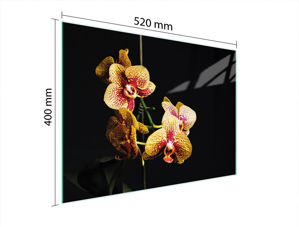 SZKLANA DESKA DO KROJENIA 52x40 ORCHIDEA