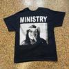 Ministry Band T-Shirt Schwarz Unisex Tee Alle Größen S-5XL K645