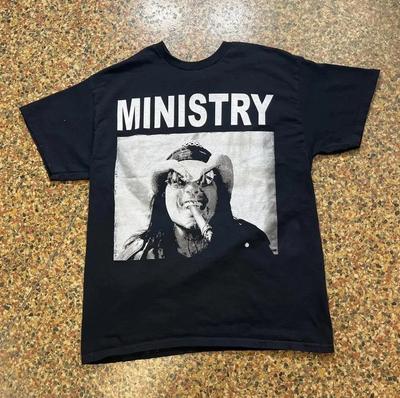 Ministry Band T-shirt Black Unisex Tee All Sizes S-5Xl K645
