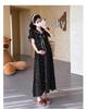 Summer 2026 French Style Maternity Dress: Short Sleeve Pregnancy Skirt for Women
