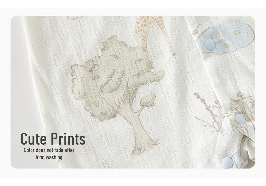 Newborn Summer Cotton Romper - Short Sleeve for Boys & Girls, Cute and Cool Design