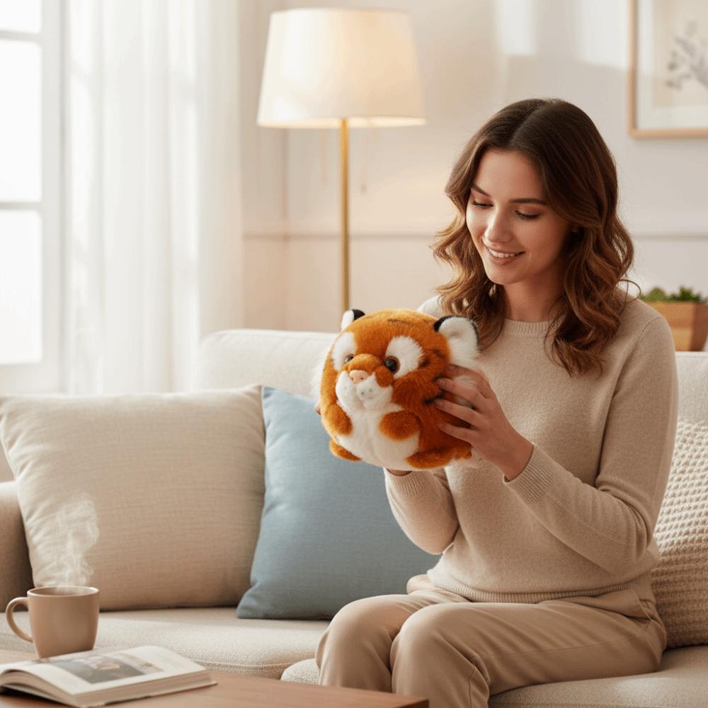 Soft Simulation Tiger Plush Toy Fluffy Koala Pillow Dolls  Kids Birthday Christmas