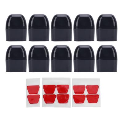 10pcs Car Deer Whistles Adhesive Vehicle Deer Warning Devices for Automotive Trucks Motorcycles Black