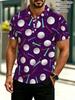 Men's Outdoor Polo Shirt, Multiple Specifications Available, Mixed Color, Polyester Material, Printed Design-Not Textured 2dprinting, Golf - Related
