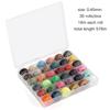Polyester Waxed Thread 25/36 Colors Bracelet Thread Bookbinding Thread Handmade Materials Waxed Strings for Jewelry