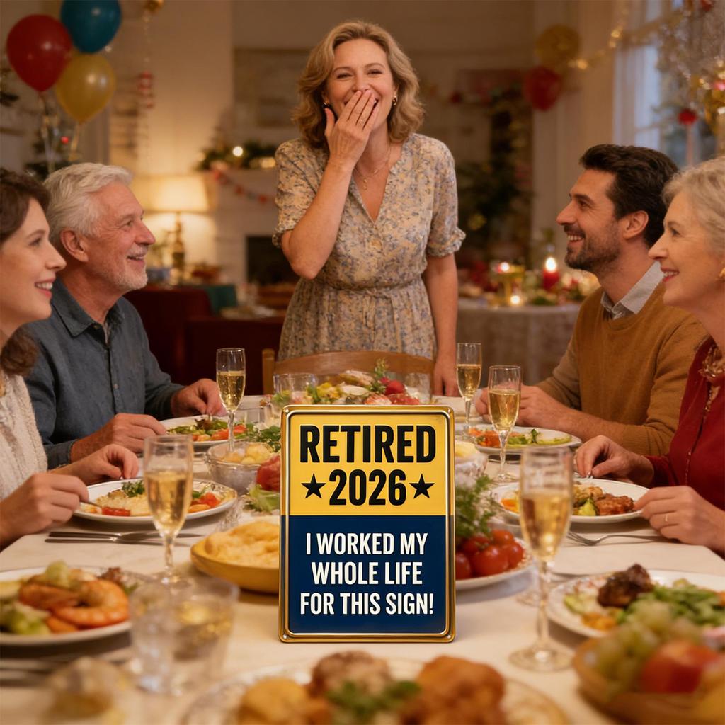 Ruhestandsschild Auffälliges Rentnerschild Foto-Requisite Andenken Ruhestandsparty Dekoration Für Frauen Zuhause Schlafzimmer Büros Cafés