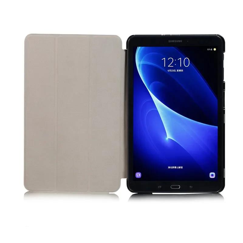 For Samsung Galaxy Tab A 10.1 SM-T580 SM-T585 Case Folding Stand Magnetic Tablet Cover for Samsung Galaxy Tab A 6 A6 Case