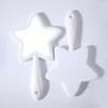 Pentagram Shape Handheld Mirror With Hanging Hole Beauty Make-up Mirror  Woman