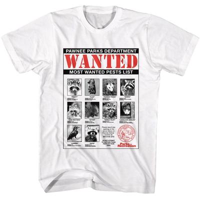 Parks And Recreation - Wanted - Maglietta a maniche corte da adulto