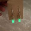 Stylish Glowing Bottle Earrings Unique Sturdy Resin Crafted Jewelry for Women's Halloween Christmas Festivities