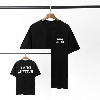 T-Shirt με Αντίστροφο Σχέδιο εμπνευσμένο από GALLERY DEPT 100% Βαμβάκι Oversized Streetwear T-Shirt Ανδρικό Γυναικείο Vintage Φθαρμένο Γραφικό Top