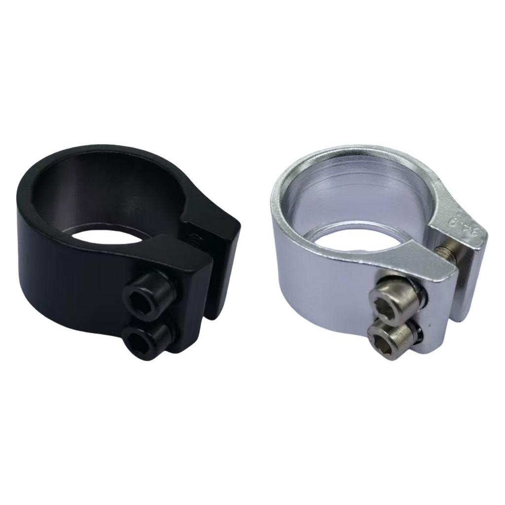 Bicycle Seat Tube Clamp, 1.37 Inch Spare Part Reliable Easy To Install Bicycle Saddle Clip Tightener Clip