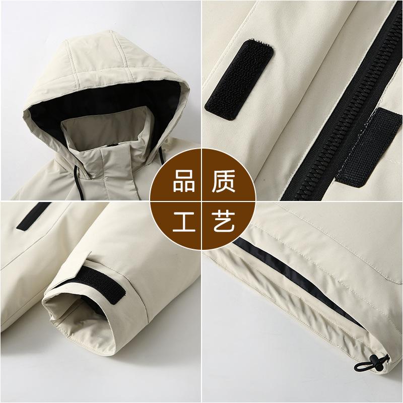 Down Jacket Autumn and Winter New Windproof Thickened Warm Jacket Loose and Versatile Casual Jacket