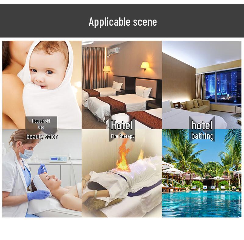 Hochwertiges Hotel-Handtuch aus reiner Baumwolle