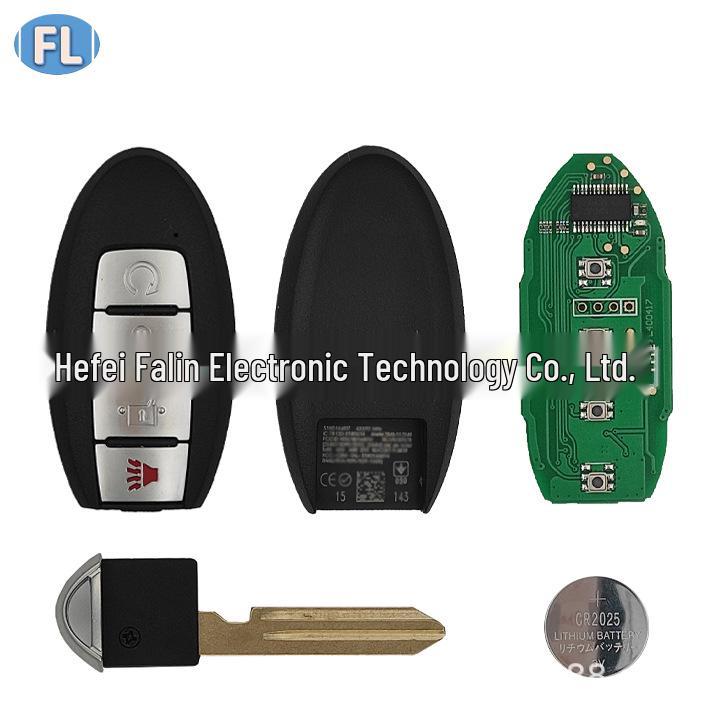 19-Year Teana Smart Card: 433MHz 4A Chip with 4-Button Start & Light KR5TXN1