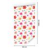 Wallpaper Flowers White and Coral for Living Room and Bedroom 50x1000