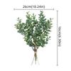 UV Resistant Artificial Eucalyptus Bouquet Lifelike Simulation Green Plants  Home Decoration