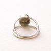 925 Sterling Silver Blue Labradorite Statement Ring – Handmade Minimalist Bohemian Jewelry