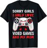 Valentines Day Boys Kids Son Video Games Funny Gamer Hearts T-Shirt