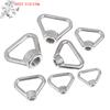 (YOUU06)M8 M10 M12 M14 M16 M20 M24 304 Stainless Steel Triangle Lifting Eye Nut Trapezoid Thread Rings Fit For Handle Bolts