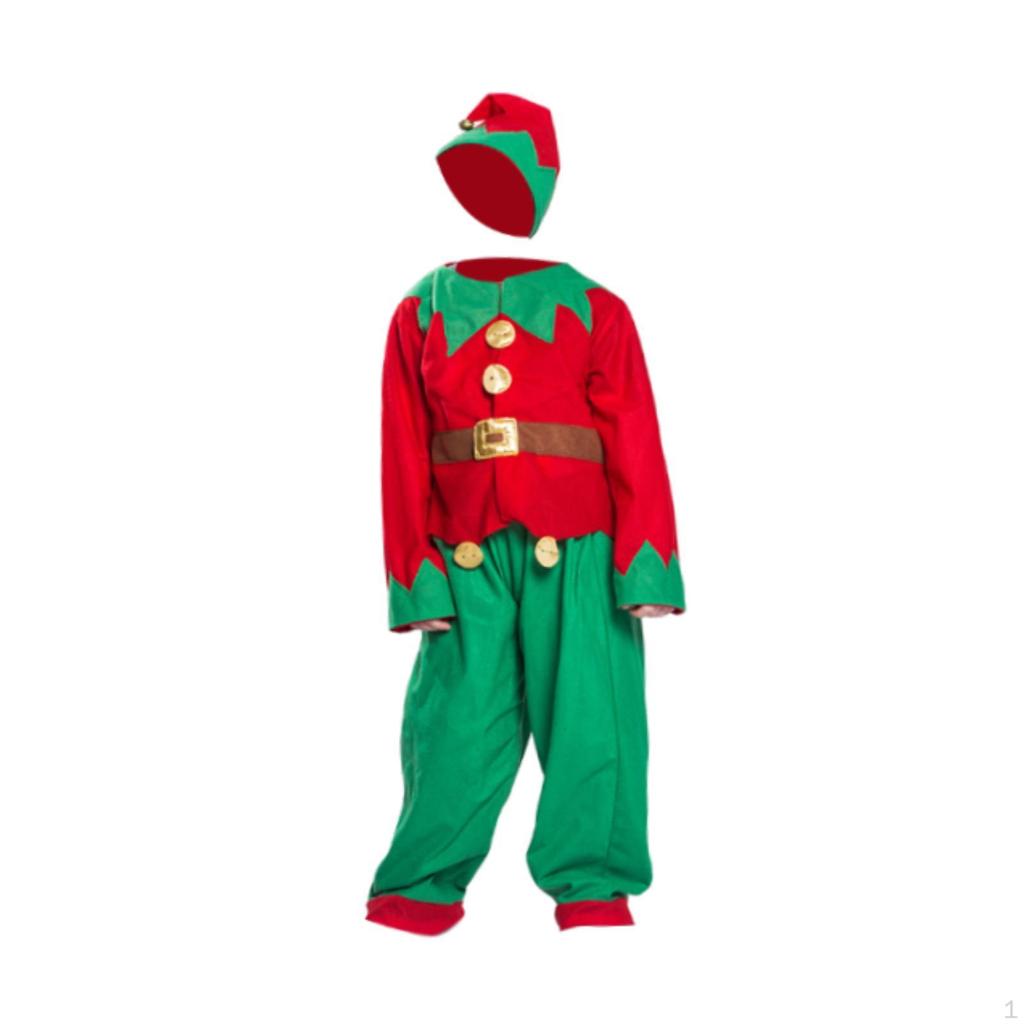 Christmas Costume Set Comfortable Dress Up for Party Favors Carnival Children