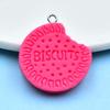 Resin Sandwich Cookie Keychain Pendant for DIY Jewelry Accessories