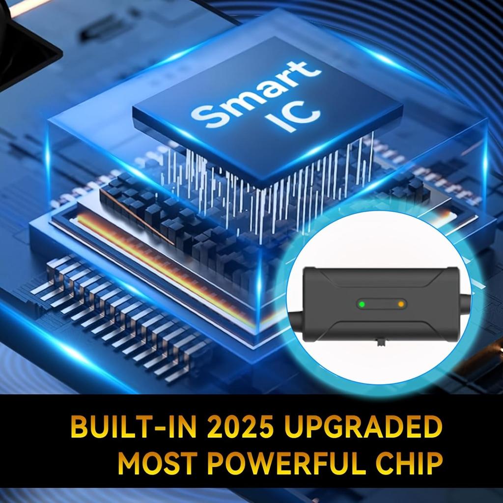 2025 Upgraded Indoor TV Antenna, Digital Antenna with a Range of Over 2200 Miles, Suitable for Indoor Smart TVs