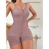 Women Plus Size Zipper One Piece Body Shaper Waist Trainer Tummy Control Hip Lifting Shapewear
